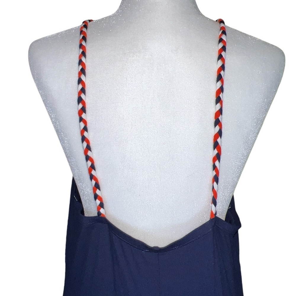 Venus Colorblock Summer Halter Strappy Beach Resort Wear Long Maxi Dress - Picture 5 of 8